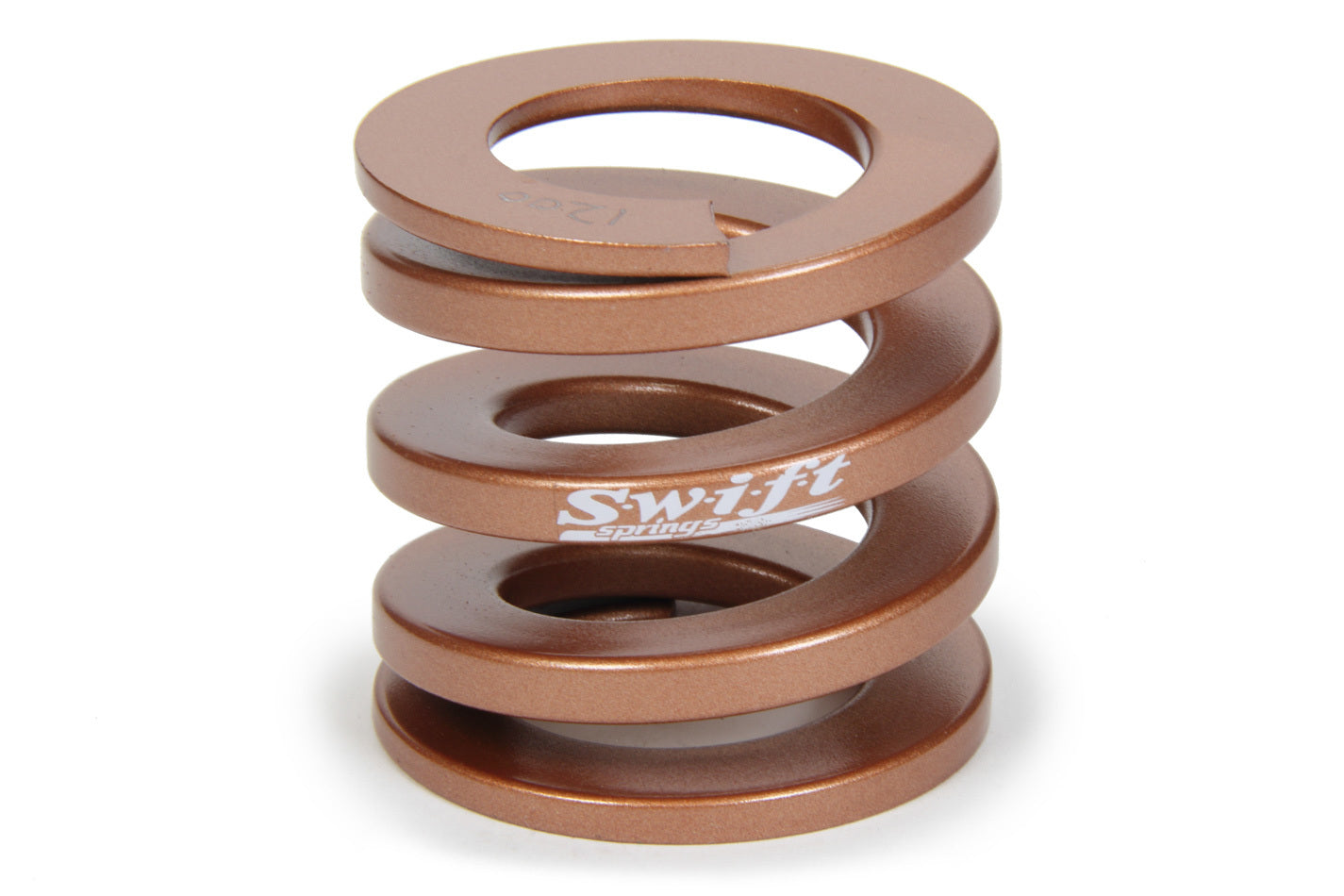 Bump Stop Spring - 2.300 in Free Length - 2.500 in OD - 1200 lb/in Spring Rate - Steel - Copper Powder Coat - Each