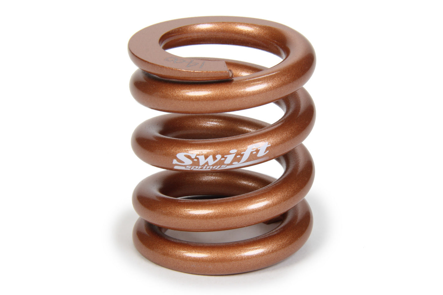 Bump Stop Spring - 2.125 in Free Length - 2.000 in OD - 1400 lb/in Spring Rate - Steel - Copper Powder Coat - Each