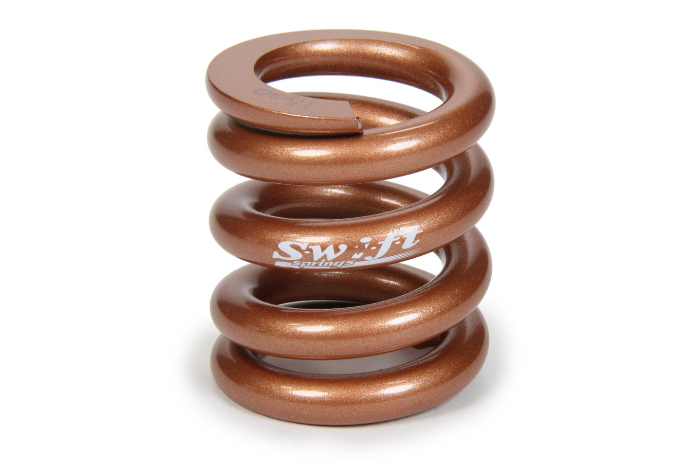 Bump Stop Spring - 2.125 in Free Length - 2.000 in OD - 1600 lb/in Spring Rate - Steel - Copper Powder Coat - Each