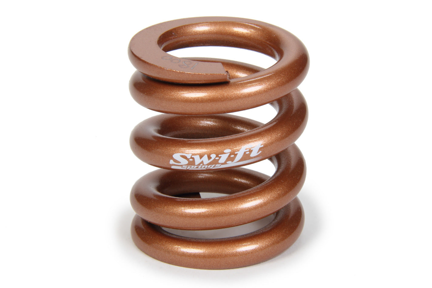 Bump Stop Spring - 2.125 in Free Length - 2.000 in OD - 1800 lb/in Spring Rate - Steel - Copper Powder Coat - Each