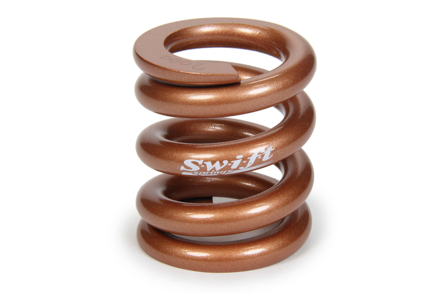 Bump Stop Spring - 2.125 in Free Length - 2.000 in OD - 2000 lb/in Spring Rate - Steel - Copper Powder Coat - Each