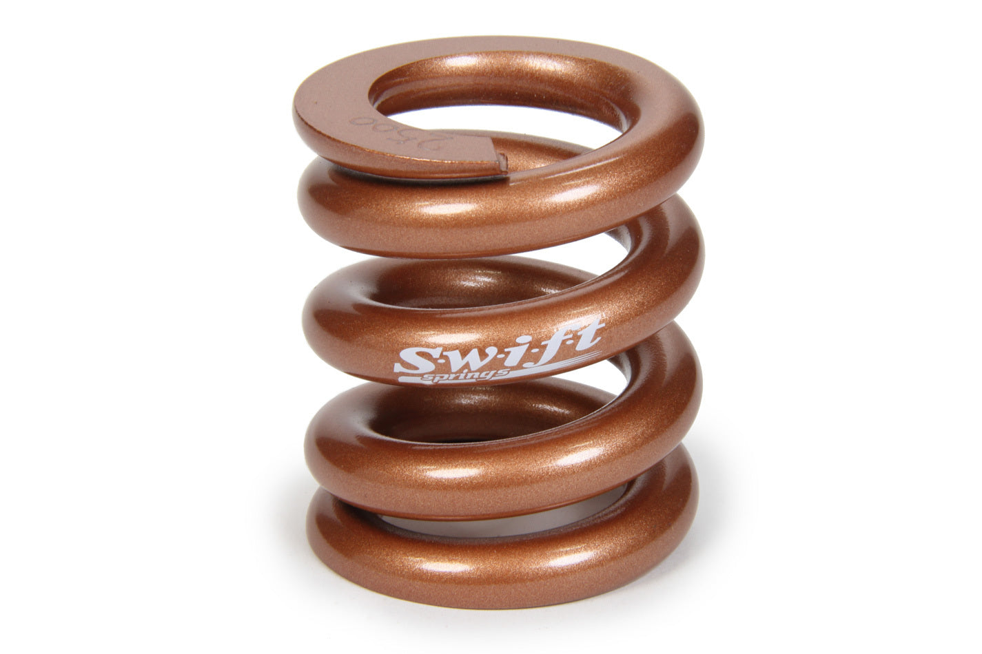 Bump Stop Spring - 2.125 in Free Length - 2.000 in OD - 2500 lb/in Spring Rate - Steel - Copper Powder Coat - Each