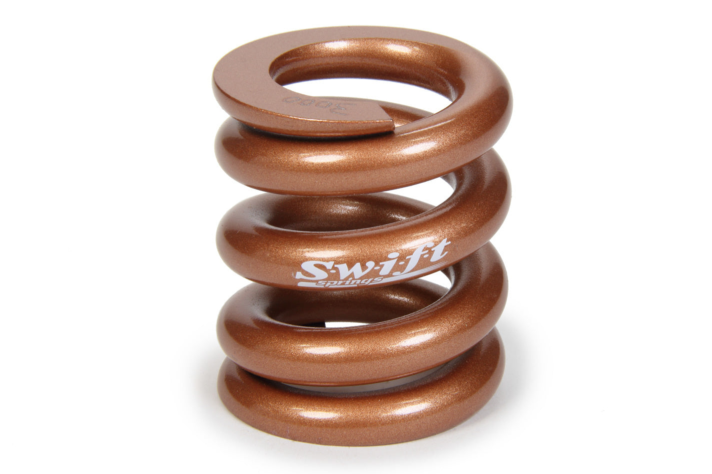 Bump Stop Spring - 2.125 in Free Length - 2.000 in OD - 3000 lb/in Spring Rate - Steel - Copper Powder Coat - Each