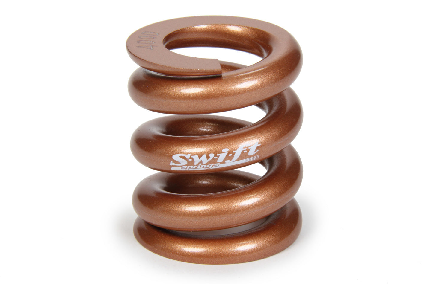 Bump Stop Spring - 2.125 in Free Length - 2.000 in OD - 4000 lb/in Spring Rate - Steel - Copper Powder Coat - Each