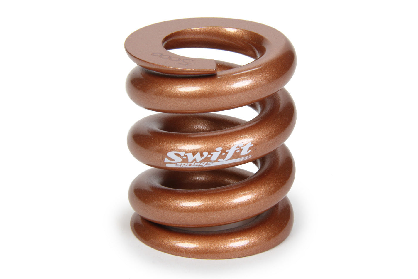 Bump Stop Spring - 2.125 in Free Length - 2.000 in OD - 6000 lb/in Spring Rate - Steel - Copper Powder Coat - Each