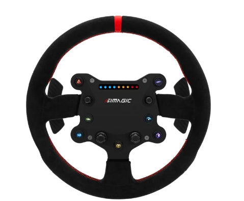 Simagic GTS Suede Wheel and Button Box