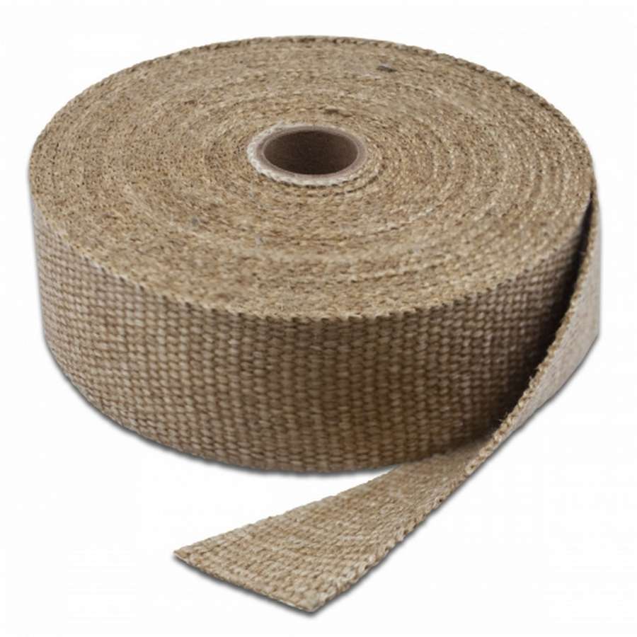 Engine & Accessories Wrap - 1 in Wide - 50 ft Roll - Woven Fiberglass - Tan - Each