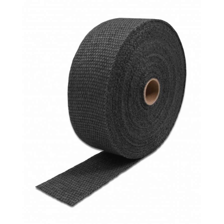 Engine & Accessories Wrap - 1 in Wide - 15 ft Roll - Woven Fiberglass - Black - Each