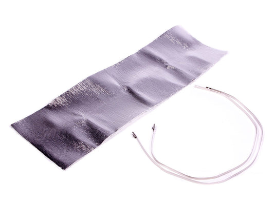 Starter Heat Shield - 22 x 7 in - Mylar Fiberglass - Silver - Universal Starter - Each