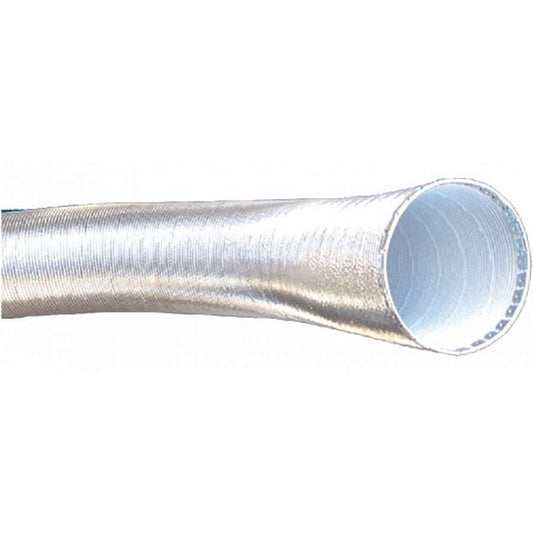 Hose and Wire Sleeve - Thermo-Flex - 5/8 in ID - 3 ft - Aluminized Fiberglass - Silver - Each