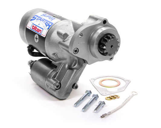 Starter - 40000-Series - Reverse Mount - 3.75:1 Gear Reduction - Black / Natural - 102 Tooth Flywheel - Tilton 52-Series Bellhousing - Each