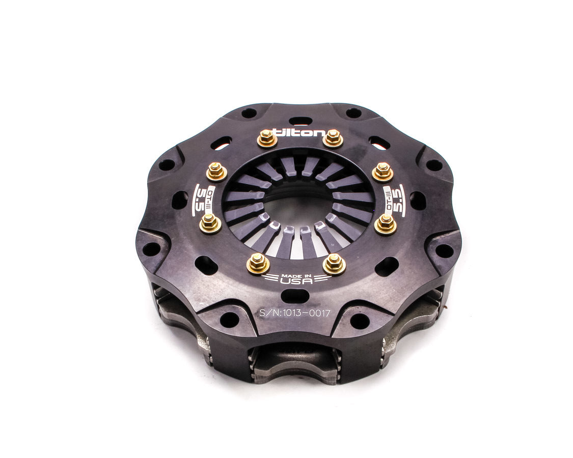 Clutch Cover Assembly - OT-III - 3 Disc - 5.5 in Diameter - High Ratio - Pressure Plate / Floater Included - Tilton OT-III Clutches - Kit