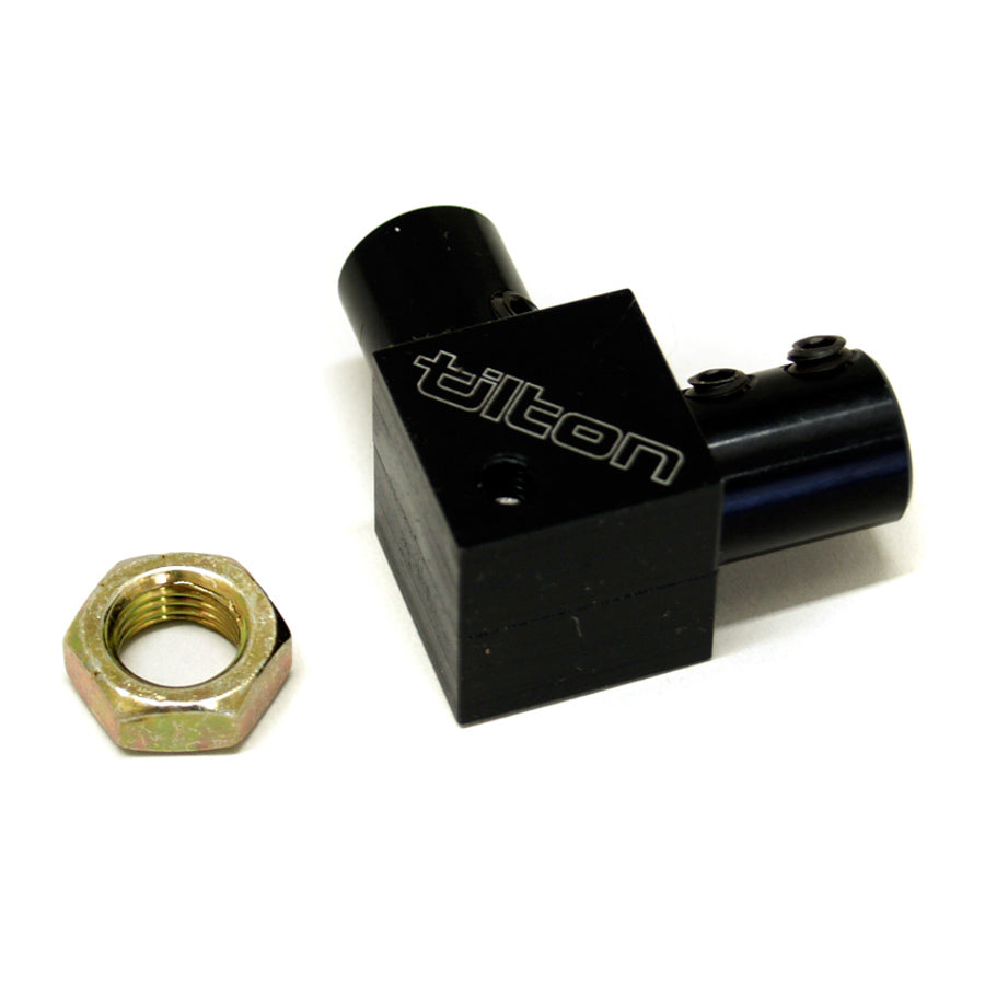 Balance Bar Coupler - 90 Degree - 3/8-24 in Balance Bars - Hardware Included - Aluminum - Black Anodized - Each