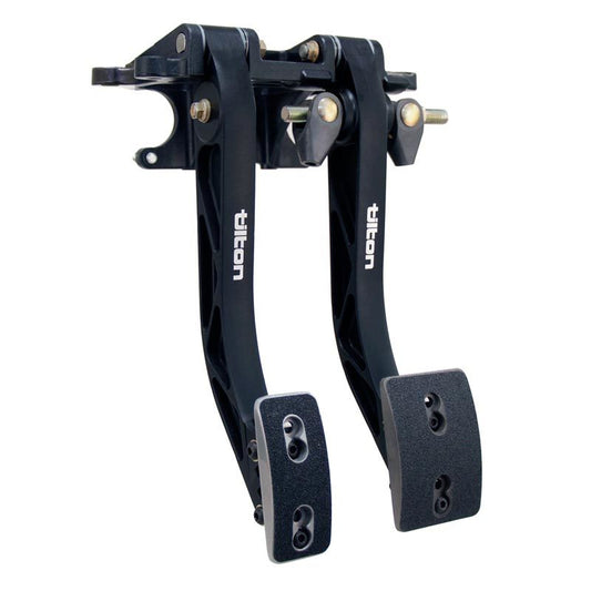 Pedal Assembly - 600-Series - Brake / Clutch - 5.0-6.2:1 Ratio - Forward Swinging Firewall Mount - Aluminum - Black Anodized - Each