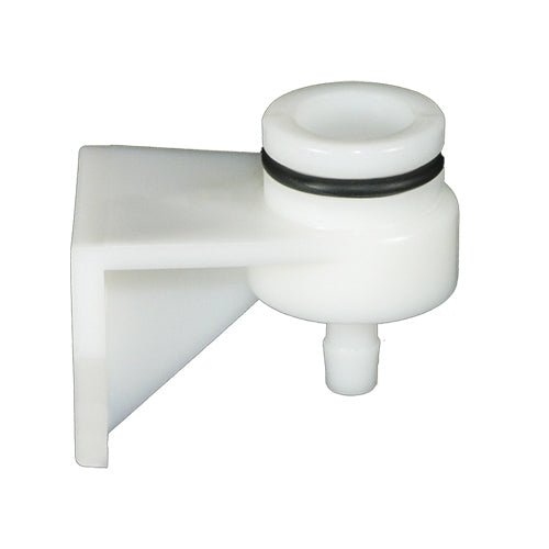 Remote Master Cylinder Reservoir Bracket - O-Ring - Plastic - White - Tilton 74 / 75-Series Master Cylinders - Each