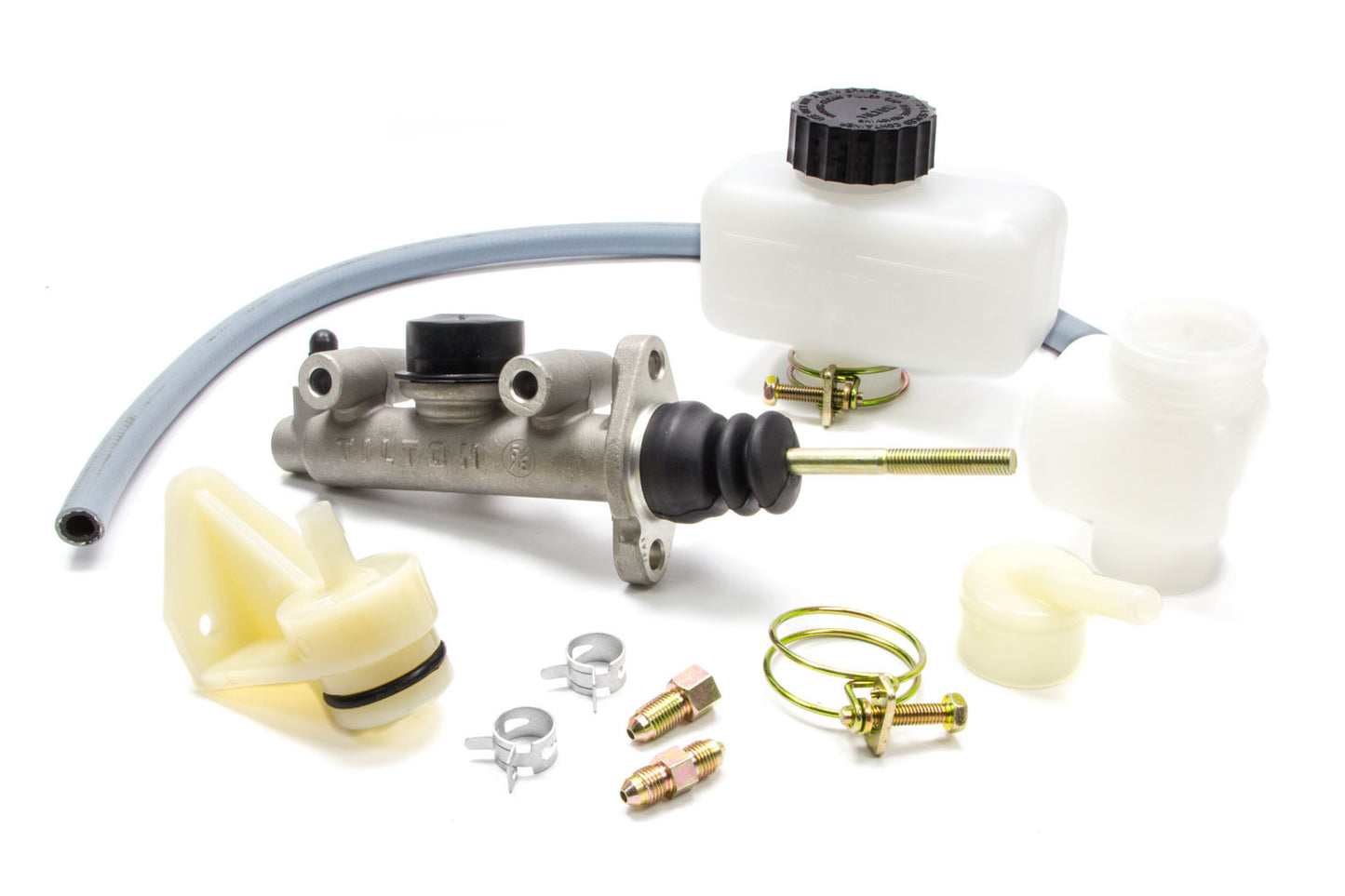 Master Cylinder - 74-Series - 0.7 in Bore - 1.100 in Stroke - Direct / Remote Reservoir - Aluminum - Natural - 2-1/4 in Flange Mount - Kit