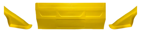 Nose - Outlaw - 3-Piece Complete - Plastic - Yellow - Asphalt Late Model - Kit