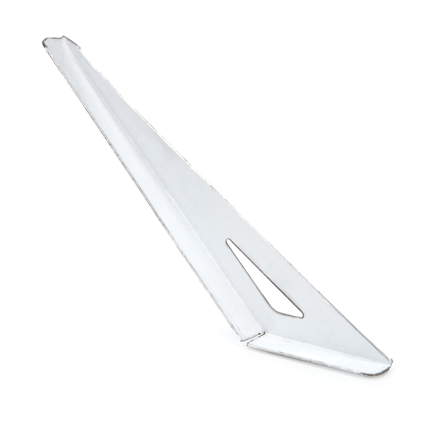 Splitter Gusset - 1-Piece - Aluminum - White Paint - Each