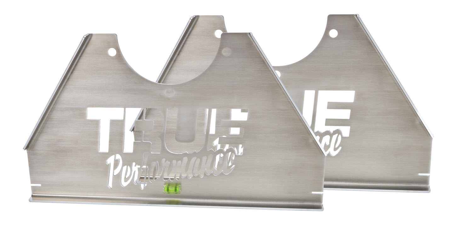 Toe-In Plates - Aluminum - Natural - Wide 5 - Pair