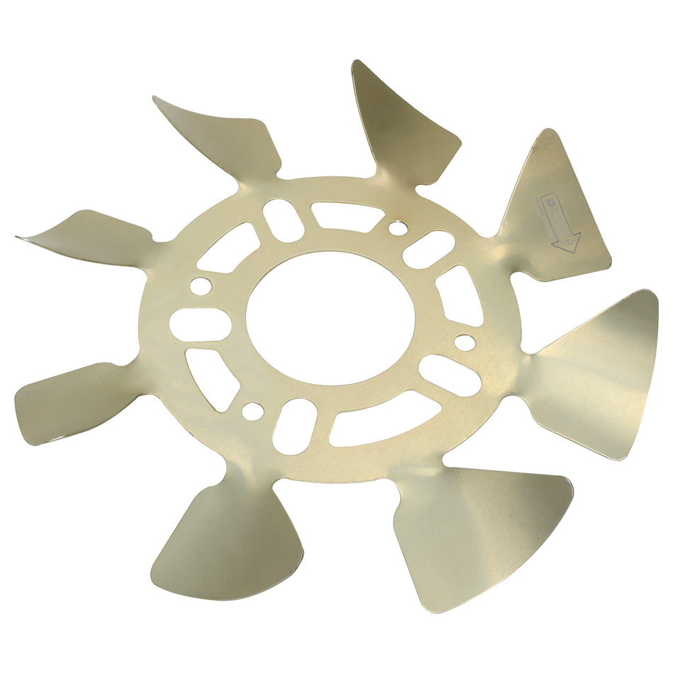 Brake Cooling Fan - Passenger Side - Hub Mounted - 11-1/2 in Diameter - 5 x 4-1/2 to 5-1/8 - 5/8 in Studs - Aluminum - Natural - Each