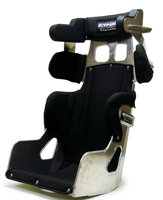 Seat - TC1 Sprint - Tight Clearance - 15-1/2 in Wide - 1 in Taller - 10 Degree Layback - Black Cover Included - Aluminum - Natural - Kit