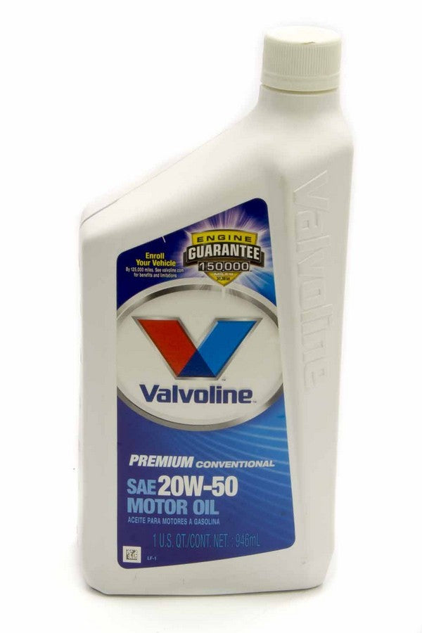 Motor Oil - 20W50 - Conventional - 1 qt Bottle - Each