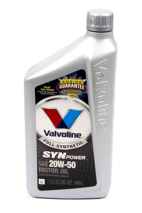 Motor Oil - SynPower - 20W50 - Synthetic - 1 qt Bottle - Each