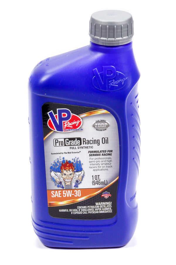 Motor Oil - Pro Grade Racing - High Zinc - 5W30 - Synthetic - 1 qt Bottle - Each