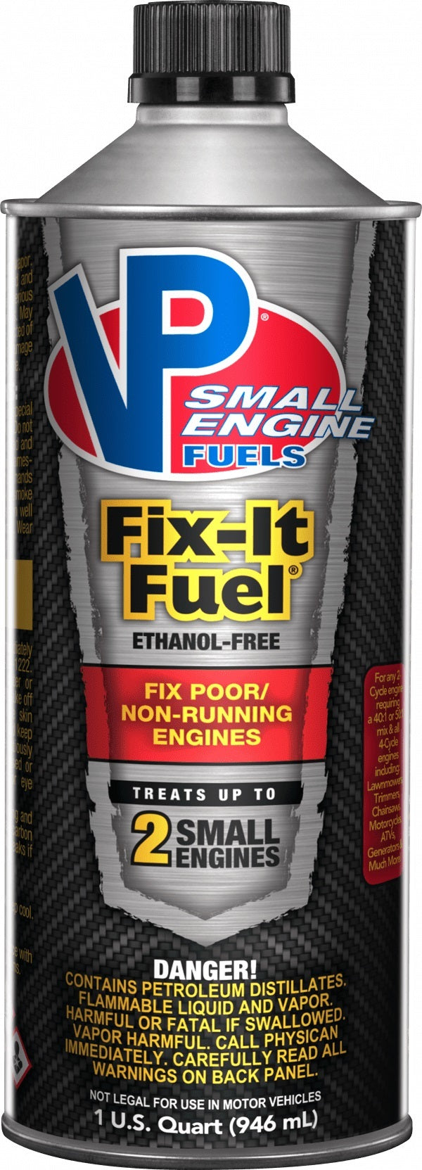 Fuel - Fix-It Fuel - 50 to 1 Mix - Premix 2 Cycle - 1 qt Can - Each