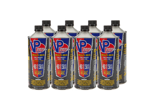 Gasoline - 40:1 / 50:1 - 2-Stroke - 32 oz Bottle - Set of 8