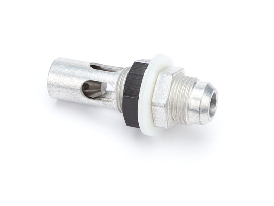 Roll Over Valve - Vent - Internal - Check Valve - 8 AN Male - Nylon Washers - Aluminum - Natural - Each