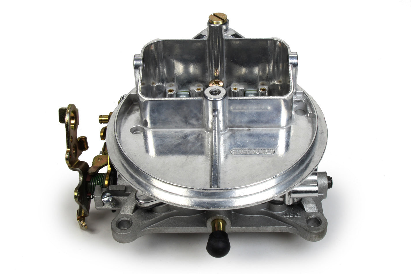 Carburetor - Circle Track - 2-Barrel - 500 CFM - Holley Flange - No Choke - Single Inlet - Aluminum - Tumble Polished - Each