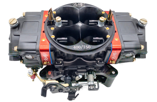 Carburetor - Equalizer - Model 4150 - 4-Barrel - 750 CFM - Square Bore - No Choke - Mechanical Secondary - Dual Inlet - Black Powder Coat - E85 - 604 Crate Engine - Each