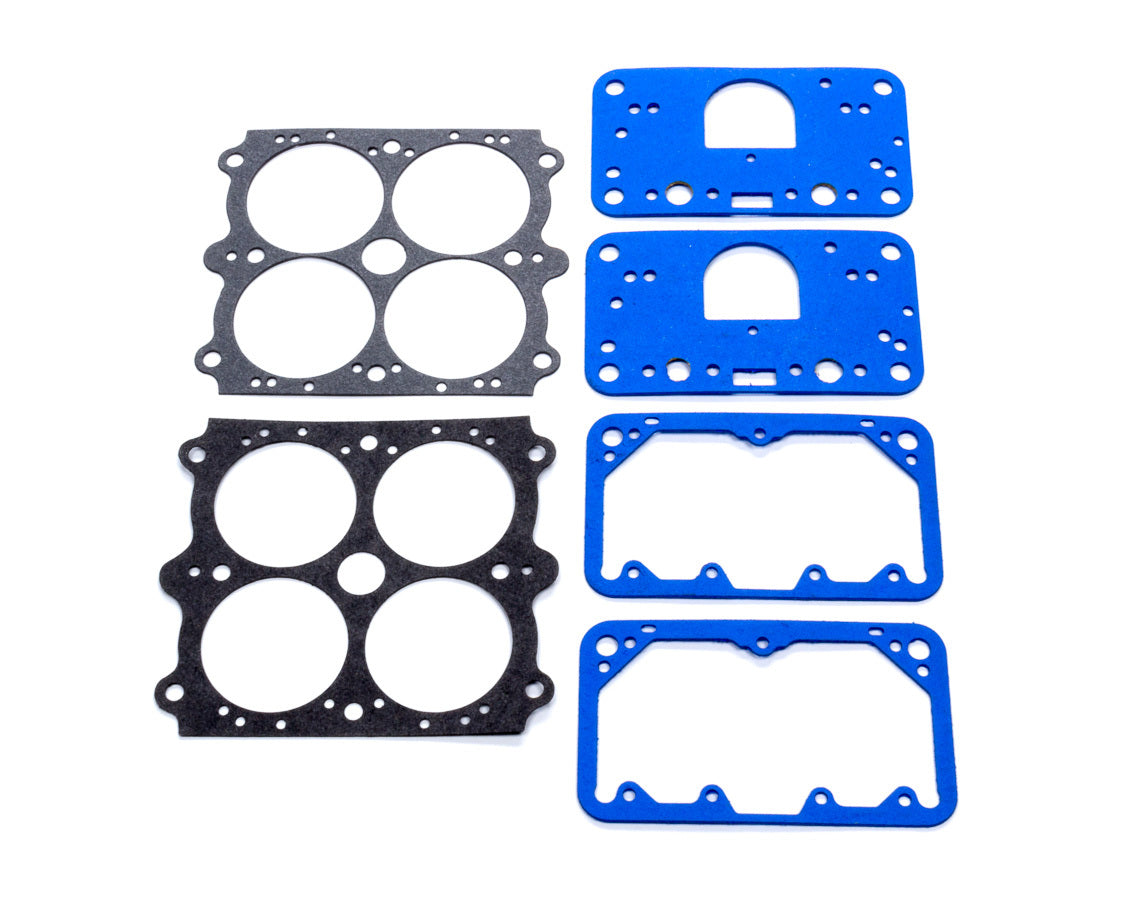 Carburetor Gaskets - 0.031 in Thick - Composite - Base / Float Bowl Gaskets / Metering Block - Willys Carb 4-Barrel Carburetor - Kit