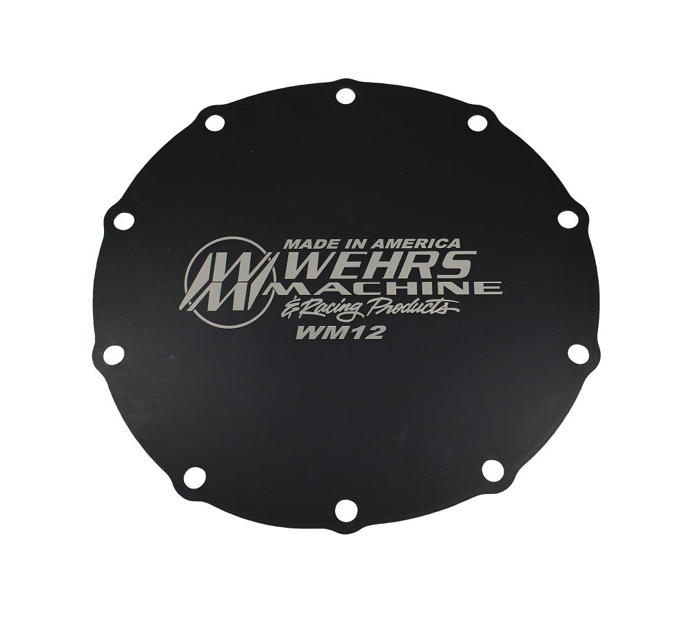 Rear End Blockoff - Aluminum - Black Anodized - Ford 9 in - Each