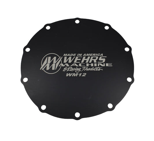 Rear End Blockoff - Aluminum - Black Anodized - Ford 9 in - Each