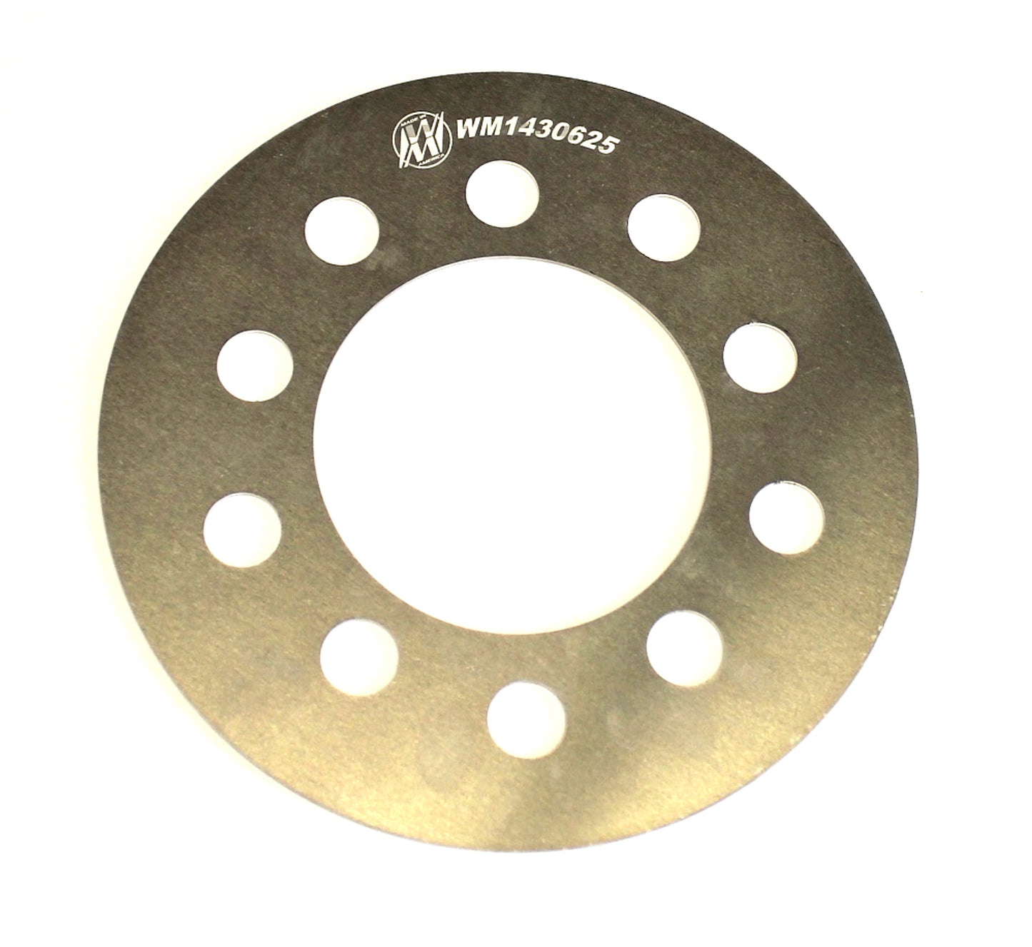 Wheel Spacer - 5 x 4.75 in / 5 x 5 in Wheel Bolt Pattern - 7.188 in Diameter - 0.062 in Thick - Aluminum - Natural - Each