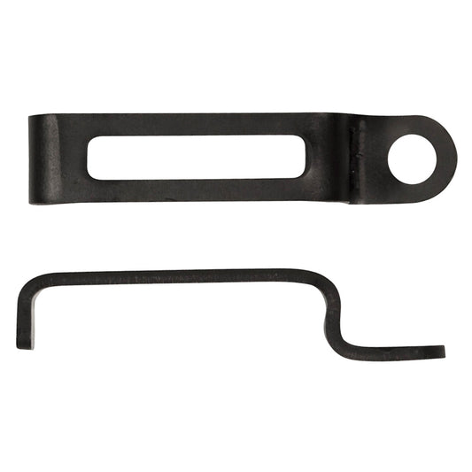 Spark Plug Wire Loom - 4 Wire - Head Mount - Aluminum - Black Anodized - Pair