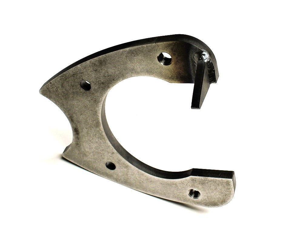 Brake Caliper Bracket - Rear - Driver Side - Weld-On - Steel - Natural - GM Metric Caliper - Each