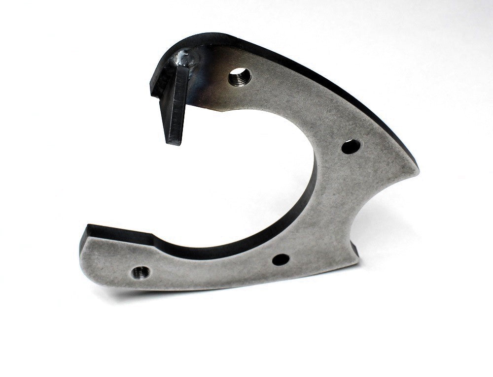 Brake Caliper Bracket - Rear - Passenger Side - Weld-On - Steel - Natural - GM Metric Caliper - Each