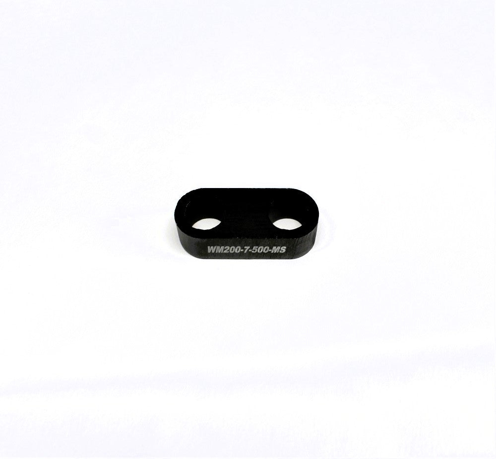 Shock Mount - Spacer - Bolt-On - 1/2 in Thick - Steel - Black Oxide - Each