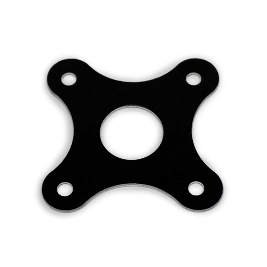 Scuff Plate - Lightweight - 1.938 in OD - 0.5 in ID - Aluminum - Black Anodized - Each