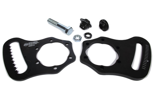 Panhard Bar Bracket - Pinion Mount - Bolt-On - 8 Position - Steel - Black Powder Coat - Quick Change - Kit