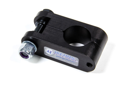 Shock Mount - Drop Mount - Clamp-On - 2-1/4 in Drop - Aluminum - Black Anodized - 1-1/2 in OD Tube - Each