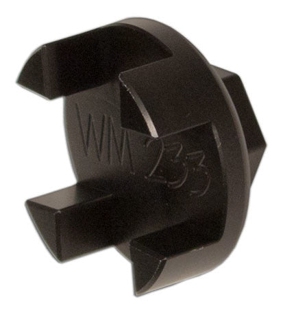 Barrel Socket - 1 in Wench - Aluminum - Black Anodized - Each