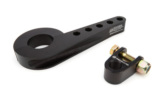 Steering Column Bracket - 1-3/4 in Diameter Tube - Clamp On - 6-3/4 in Long - Aluminum - Black Anodized - Each