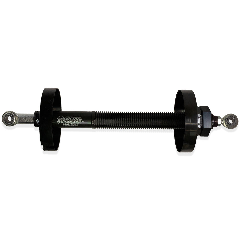 Coil Spring Slider - 5 in Dual Bearing - 19.000 in Compressed - 28.750 in Extended - Aluminum - Black Anodized - Each