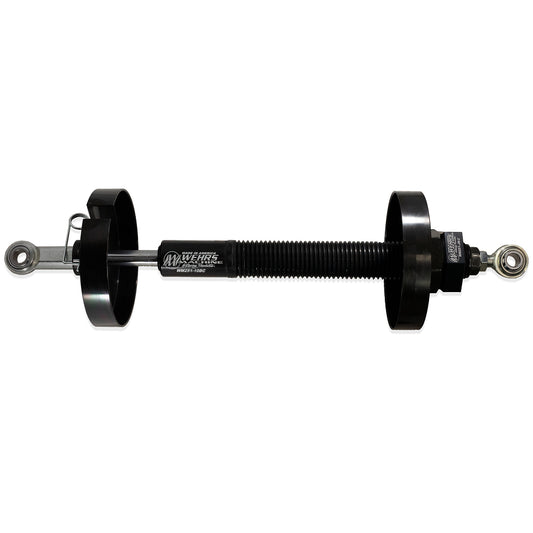 Coil Spring Slider - 5 in Dual Bearing - 18.750 in Compressed - 27.000 in Extended - Aluminum - Black Anodized - Each