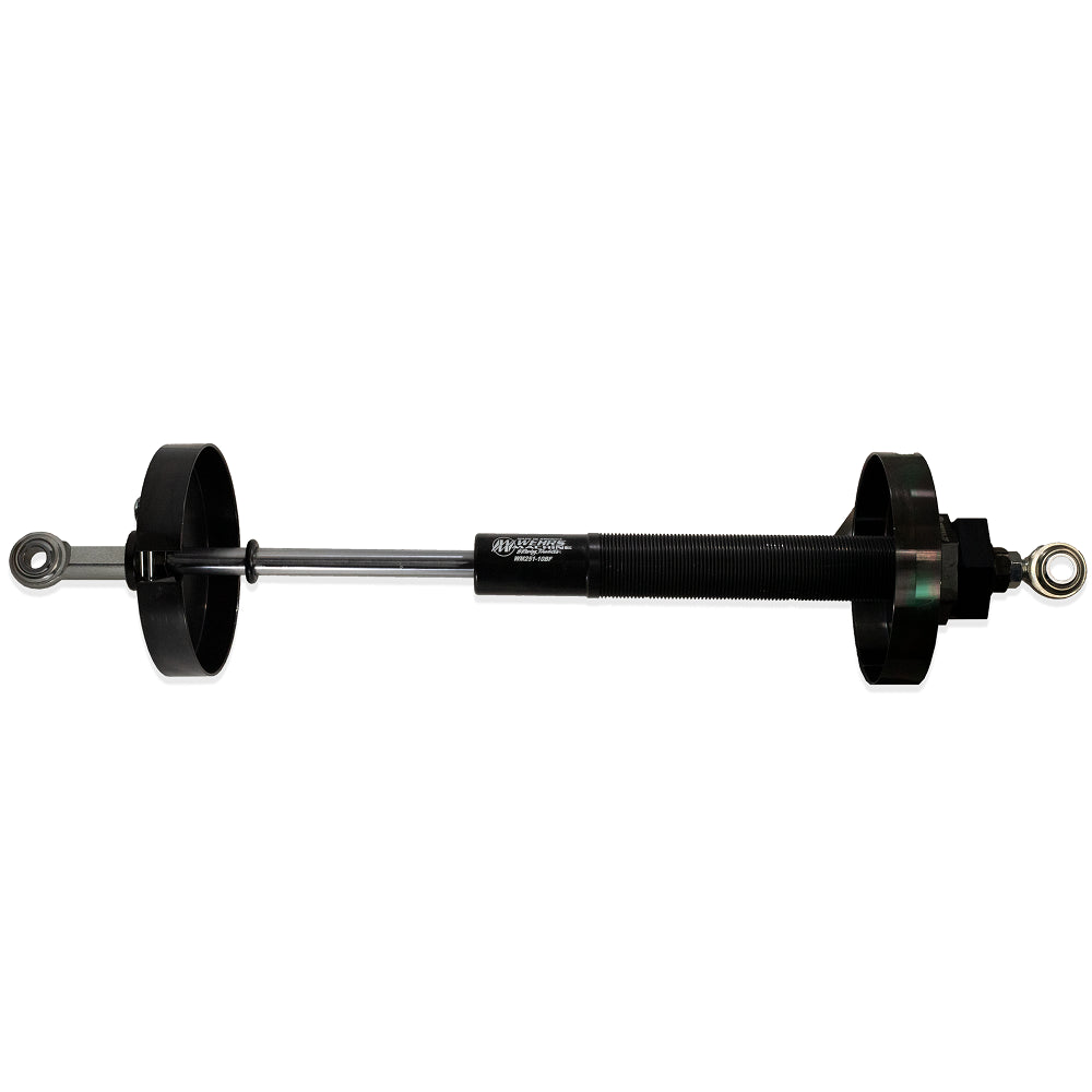 Coil Spring Slider - 18.750 in Compressed - 27.000 in Extended - Aluminum - Black Anodized - Each