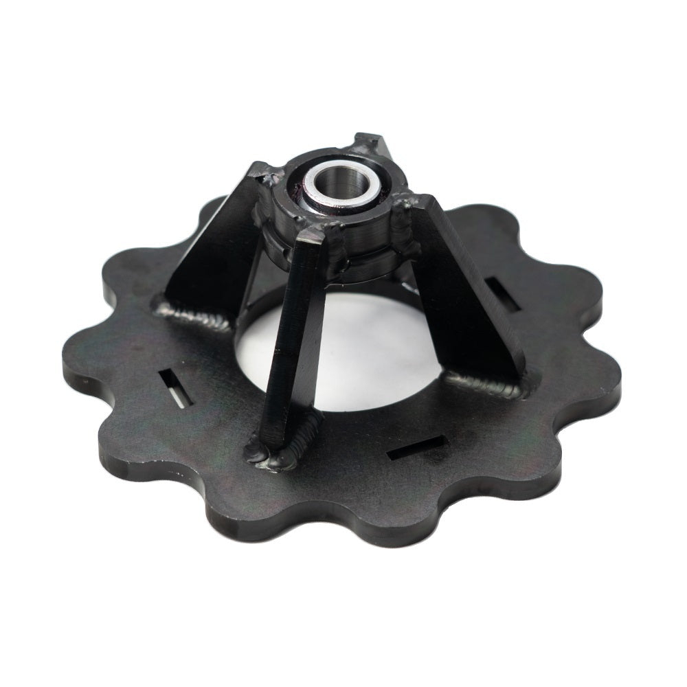 Spring Cup - Drop Bearing - Upper - Swivel - Steel - Black Paint - 5 in Springs - Each